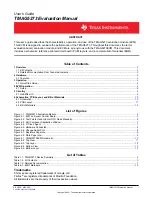 Предварительный просмотр 1 страницы Texas Instruments TMAG5273 User Manual