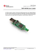 Предварительный просмотр 1 страницы Texas Instruments TMP116EVM User Manual