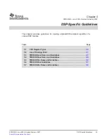 Preview for 45 page of Texas Instruments TMS320 DSP User Manual