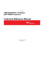 Texas Instruments TMS320C6A816 Series Technical Reference Manual