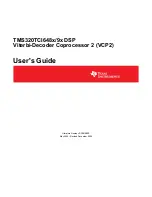 Texas Instruments TMS320TCI648 Series User Manual предпросмотр