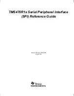 Texas Instruments TMS470R1 series Reference Manual preview