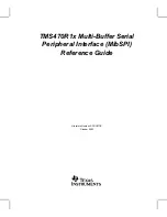 Preview for 1 page of Texas Instruments TMS470R1x Reference Manual