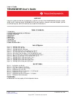 Предварительный просмотр 1 страницы Texas Instruments TMUX646EVM User Manual