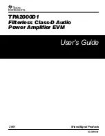 Texas Instruments TPA2000D1 User Manual предпросмотр