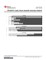 Texas Instruments TPA2031D1 User Manual предпросмотр