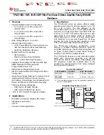 Предварительный просмотр 1 страницы Texas Instruments TPA31 D2 Series Manual