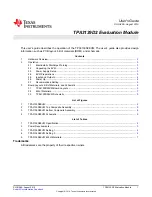 Preview for 1 page of Texas Instruments TPA3139D2 User Manual