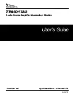 Texas Instruments TPA6017A2 User Manual предпросмотр