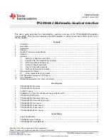 Texas Instruments TPA6166A2 User Manual preview