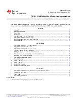 Предварительный просмотр 1 страницы Texas Instruments TPS2378EVM-602 User Manual