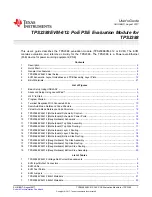 Texas Instruments TPS2388EVM-612 User Manual preview