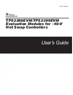 Предварительный просмотр 1 страницы Texas Instruments TPS2398EBM User Manual