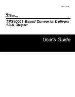 Texas Instruments TPS40001 User Manual preview