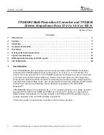 Preview for 4 page of Texas Instruments TPS40090EVM-002 Using Manual