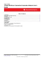 Предварительный просмотр 1 страницы Texas Instruments TPS51125AEVM User Manual