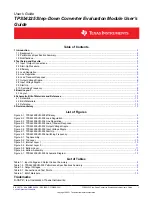 Предварительный просмотр 1 страницы Texas Instruments TPS54225 User Manual