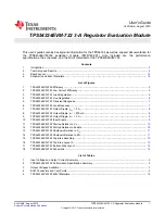 Texas Instruments TPS54334EVM-722 User Manual предпросмотр