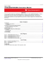 Предварительный просмотр 1 страницы Texas Instruments TPS552882EVM-2MHz User Manual