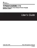 Texas Instruments TPS60120EVM-174 User Manual предпросмотр