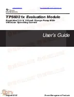 Предварительный просмотр 1 страницы Texas Instruments TPS6021 Series User Manual