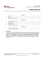 Preview for 1 page of Texas Instruments TPS60251EVM-192 User Manual