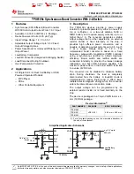 Preview for 1 page of Texas Instruments TPS61090 Instruction Manual