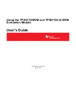 Texas Instruments TPS61193-Q1EVM User Manual предпросмотр