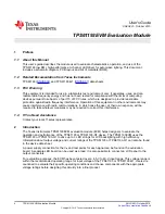 Preview for 4 page of Texas Instruments TPS61193-Q1EVM User Manual