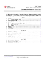 Предварительный просмотр 1 страницы Texas Instruments TPS61196EVM-600 User Manual