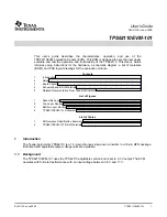 Preview for 1 page of Texas Instruments TPS62110EVM-101 User Manual