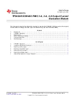 Texas Instruments TPS65261EVM-650 User Manual preview