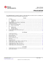 Texas Instruments TPS65720EVM User Manual предпросмотр