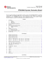 Preview for 1 page of Texas Instruments TPS658643 User Manual