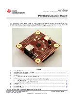 Preview for 1 page of Texas Instruments TPS65986 User Manual