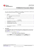 Предварительный просмотр 1 страницы Texas Instruments TPS7B4254-Q1 User Manual