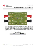 Texas Instruments TPS7B70EVM-008 User Manual preview