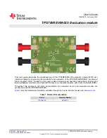 Texas Instruments TPS7B81EVM-025 User Manual предпросмотр