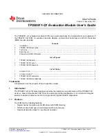 Texas Instruments TPS92611-Q1 User Manual предпросмотр