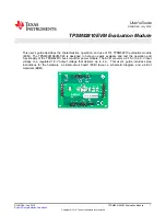 Texas Instruments TPSM82810EVM User Manual preview