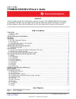 Предварительный просмотр 1 страницы Texas Instruments TPSM8D6C24EVM-2V0 User Manual