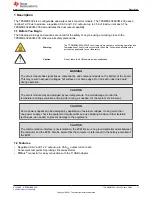 Предварительный просмотр 3 страницы Texas Instruments TPSM8D6C24EVM-2V0 User Manual