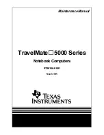 Preview for 1 page of Texas Instruments TravelMate 5000 Series Maintenance Manual