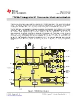 Texas Instruments TRF2443 User Manual preview