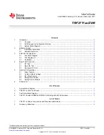 Texas Instruments TRF3711xxEVM Series User Manual preview