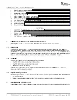 Предварительный просмотр 2 страницы Texas Instruments TRF4903 User Manual