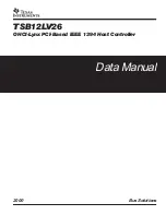 Texas Instruments TSB12LV26 Data Manual preview