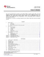 Preview for 1 page of Texas Instruments TSC2117EVM-K User Manual