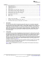 Предварительный просмотр 2 страницы Texas Instruments TSW14J10 User Manual