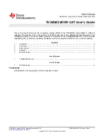 Texas Instruments TUSB2E22EVM-CAT User Manual preview